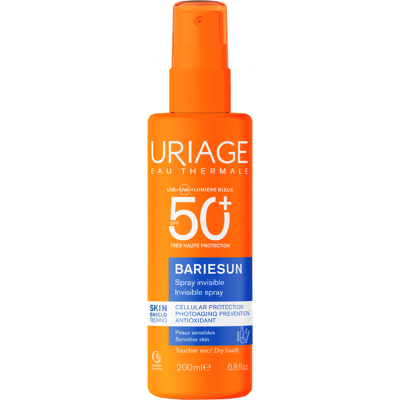 Uriage Bariésun Spray Solar Invisible Corporal SPF50 200mL SPF50+ Uriage Bariésun Spray Solar Invisible Corporal SPF50 200mL SPF50+
