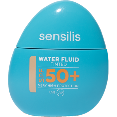 Sensilis Protector solar antiedad fluido acuoso y de textura ligera 40mL Tinted SPF50+ Sensilis Protector solar antiedad fluido acuoso y de textura ligera 40mL Tinted SPF50+
