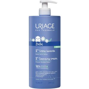 Uriage Baby 1ère Crema espumosa y limpiadora, Higiene y baño del bebé 1000mL