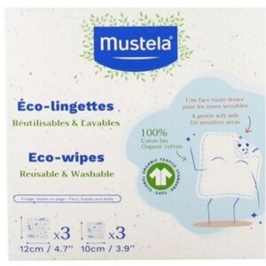 Mustela Toallitas ecológicas Bio Kit 6 un.