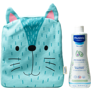 Mustela Baño de Burbujas MultisensorialBaño de burbujas multisensorial 750 ml Mochila 1 un.