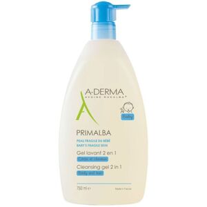 A Derma Primalba Gel Limpiador Suave Cabello y Cuerpo Bebé 750mL