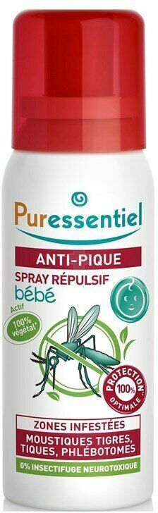 Puressentiel Spray SOS Insectos para bebés 60mL