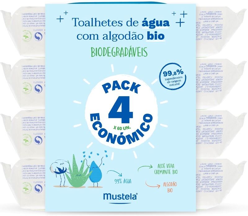 Mustela Toallitas Bio Water 1&nbsp;un.