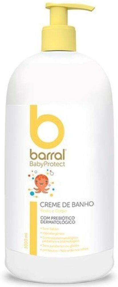 Barral Babyprotect Crema de Ducha Cabello Corporal 1000mL