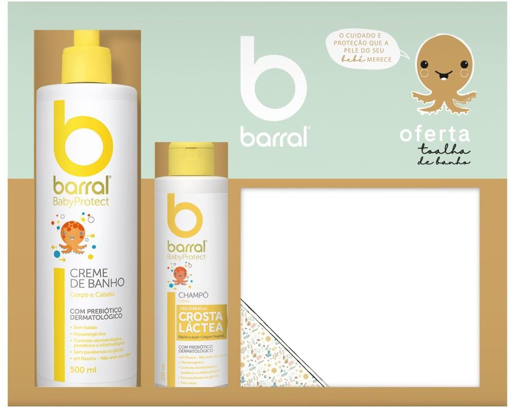 Barral Babyprotect Crema de Ducha Cabello Corporal 1&nbsp;un.