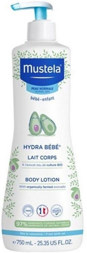 Mustela Loción Corporal Hydra Bébé 750mL