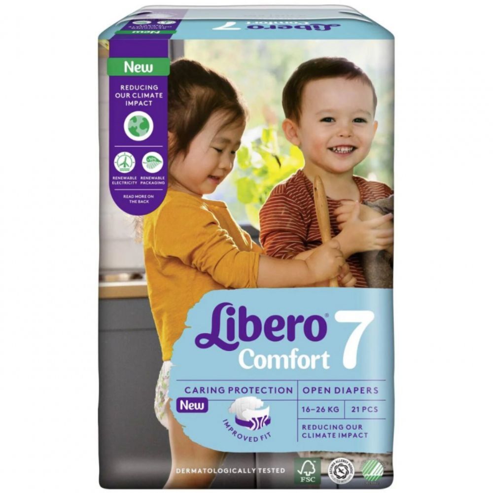 Libero Comfort Pañales, Primeros Años 21&nbsp;un. 16-26 kg