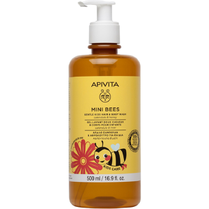 Apivita Jabón líquido para el cabello y el cuerpo de Mini Bees con caléndula y miel 500mL Apivita Jabón líquido para el cabello y el cuerpo de Mini Bees con caléndula y miel 500mL