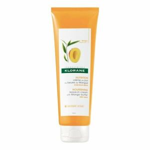 Klorane Crema de día sin aclarado para cabello seco y dañado con manteca de mango 125mL