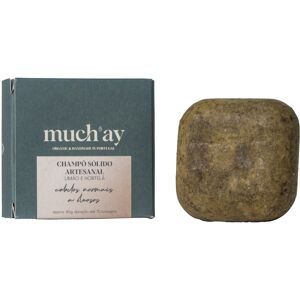 Much'ay Champú sólido para cabello normal a graso con limón, menta y arcilla verde 80g