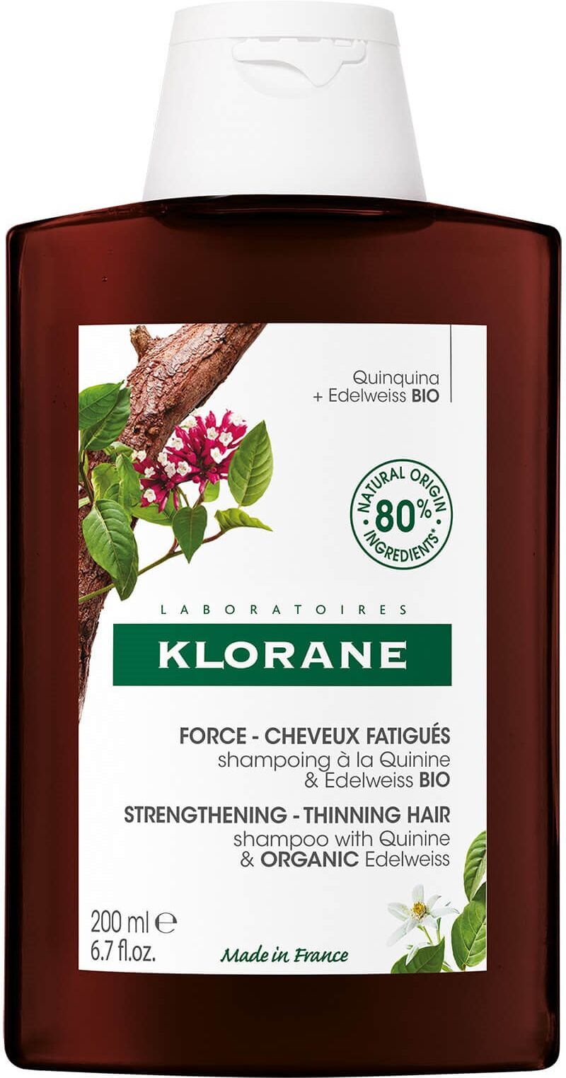 Klorane Champú anticaída biofortificante con quinina 200mL