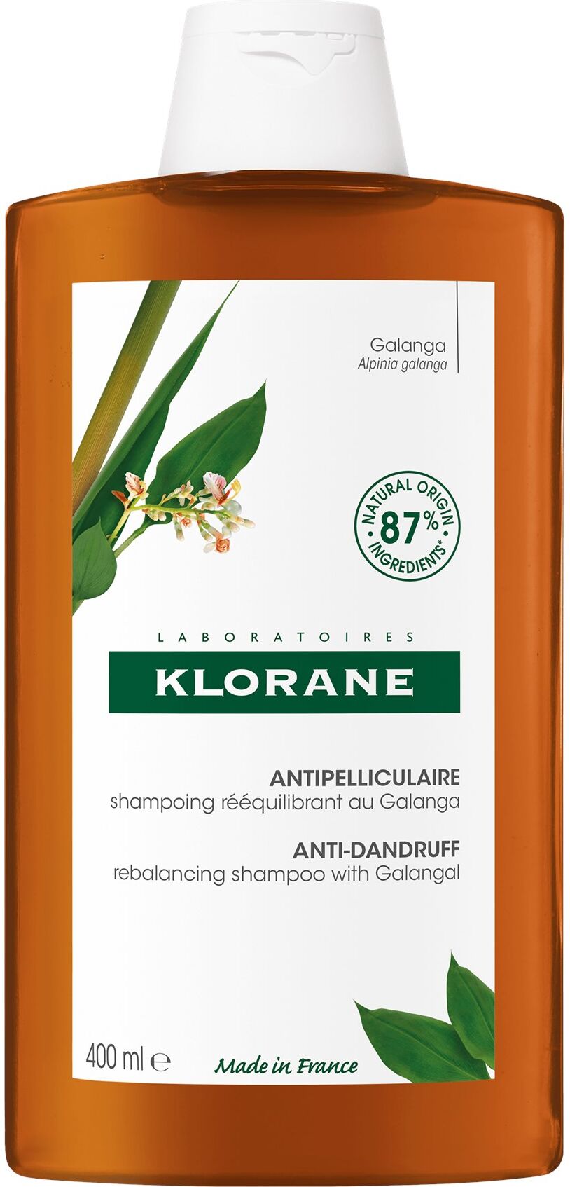 Klorane Champú reequilibrante de galanga 400mL