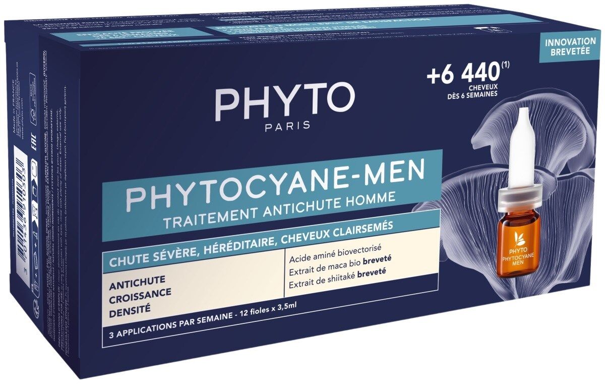 Phyto cyane Men Progressive Hair Loss Treatment 12x5mL