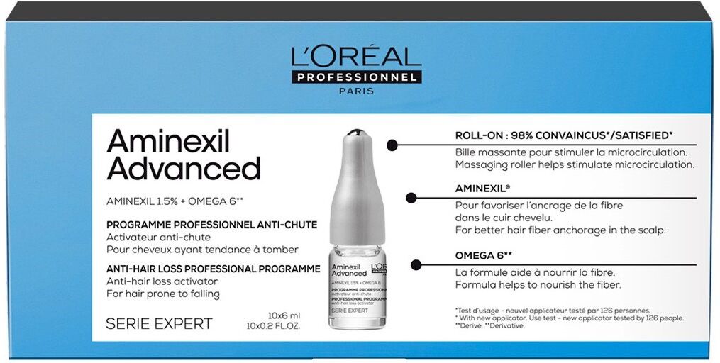 L'Oréal Professionnel Serie Expert Aminexil Ampollas Anticaída Avanzadas 10x6mL