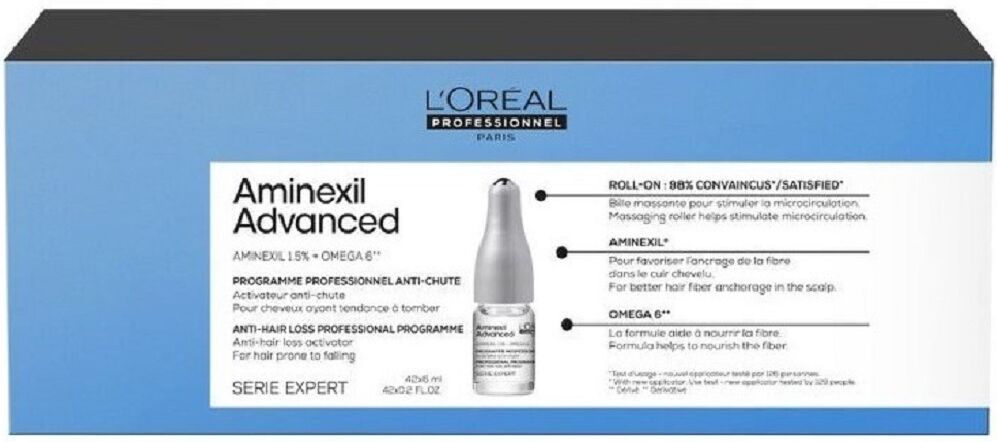 L'Oréal Professionnel Serie Expert Aminexil Ampollas Anticaída Avanzadas 42x6mL