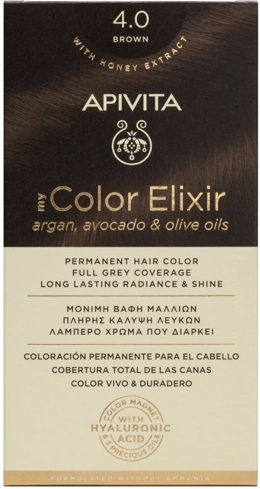 Apivita Tinte permanente My Color Elixir 1&nbsp;un. 4.0 Brown