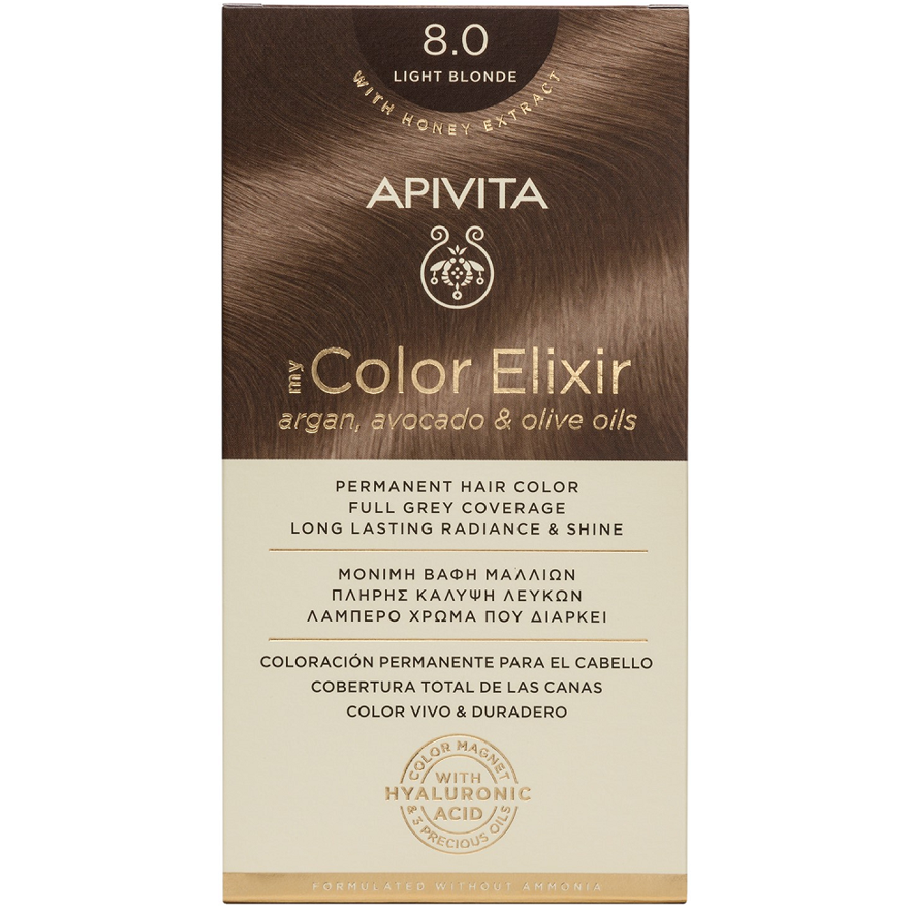 Apivita Tinte permanente My Color Elixir 1&nbsp;un. 8.0 Light Blond
