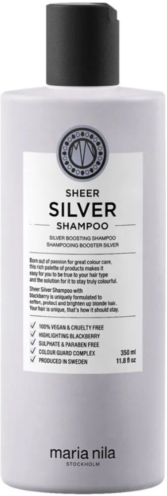 Maria Nila Sheer Silver Champú para cabellos rubios y grises 350mL