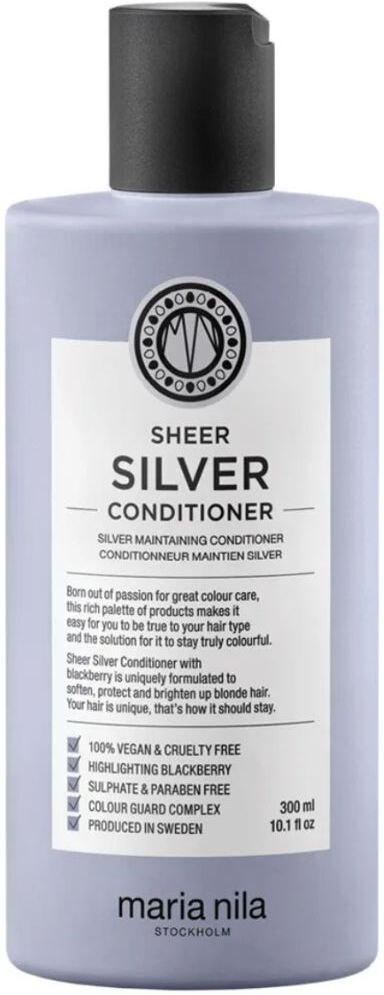 Maria Nila Sheer Silver Acondicionador para cabellos rubios y grises 300mL