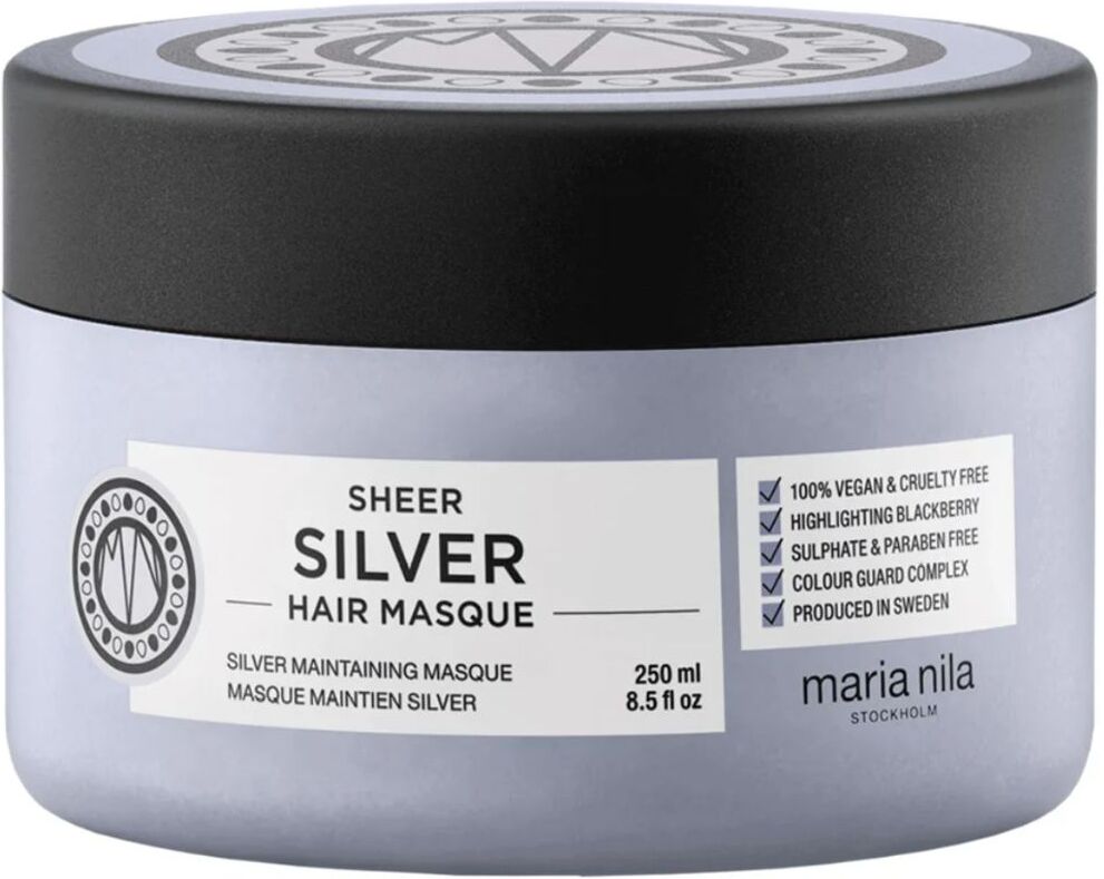 Maria Nila Sheer Silver Mascarilla para cabellos rubios y grises 250mL