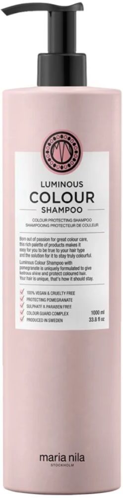 Maria Nila Luminous Colour Champú para cabellos coloreados y sin brillo 1000mL