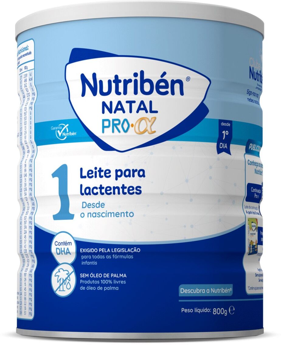 Nutribén Leche Natal Pro-Alfa Start para lactantes desde el nacimiento 800g