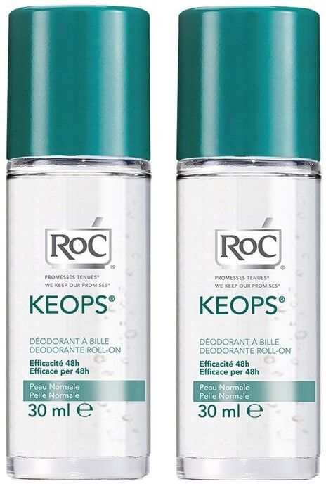 Roc Keops Desodorante Roll-On Transpiración Intensa 1&nbsp;un.