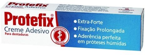 Protefix Crema adhesiva extra fuerte para prótesis dentales 40mL NO FLAVOUR