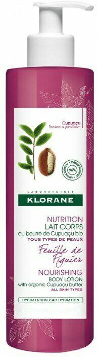 Klorane Leche corporal nutritiva Fragancia de hoja de higuera 400mL