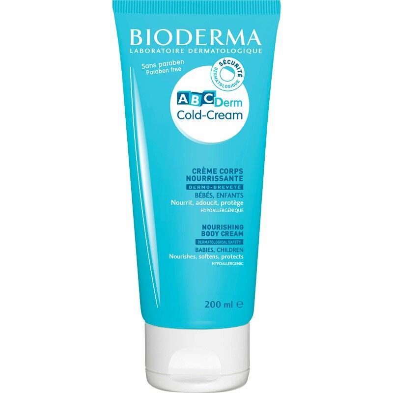 Bioderma ABCDerm Crema corporal para la piel sensible del bebé 200mL