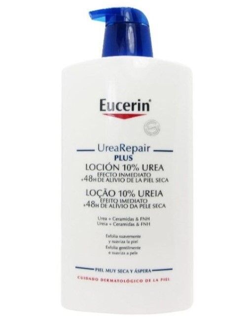 Eucerin UreaRepair PLUS Loción de urea al 10% Alivio inmediato de la piel seca 1000mL