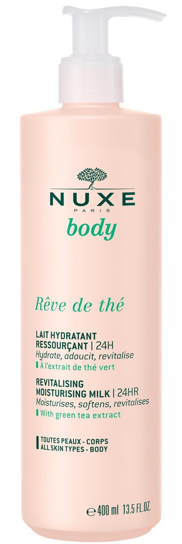 Nuxe Leche Hidratante Revitalizante Body Rêve de Thé 400mL