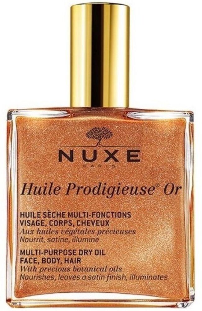 Nuxe Huile Prodigieuse o Aceite seco multiusos Brillo dorado 50mL