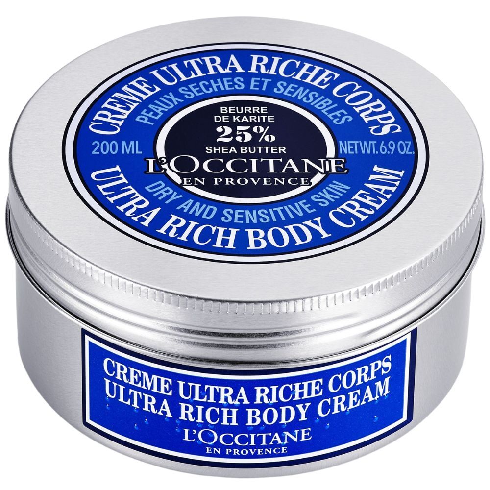 L'Occitane Crema corporal ultra rica en manteca de karité Pieles secas y sensibles 200mL