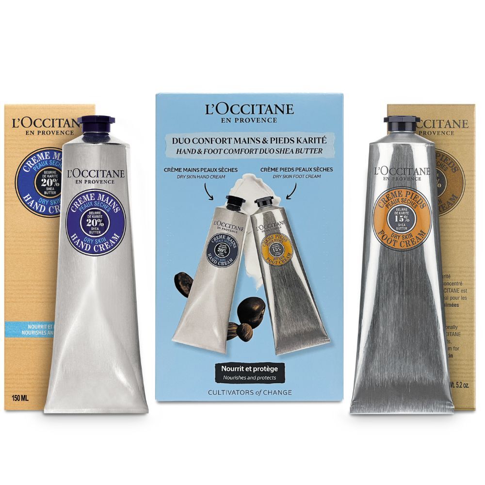 L'Occitane Crema de pies de manteca de karité para pieles secasCrema de manos de manteca de karité 150mL Crema de pies de manteca de karité 150mL. 1&nbsp;un.