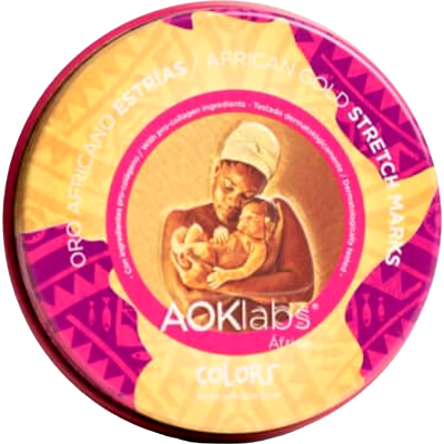 AOKLabs Oro Africano Colors Crema corporal para marcas de estrías 50mL AOKLabs Oro Africano Colors Crema corporal para marcas de estrías 50mL