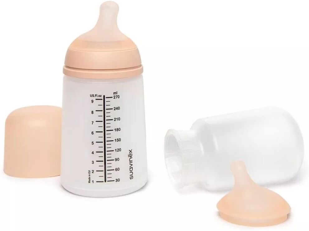 Suavinéx Set de alimentación para bebés Zero Zero Anticólico con tetina de silicona 1&nbsp;un. 180 mL