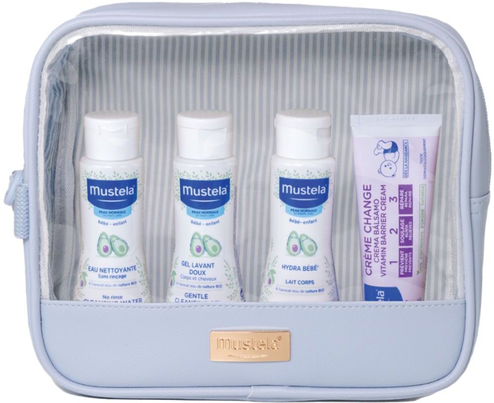 Mustela Bolsa de viaje con lo indispensable 1&nbsp;un. Azul