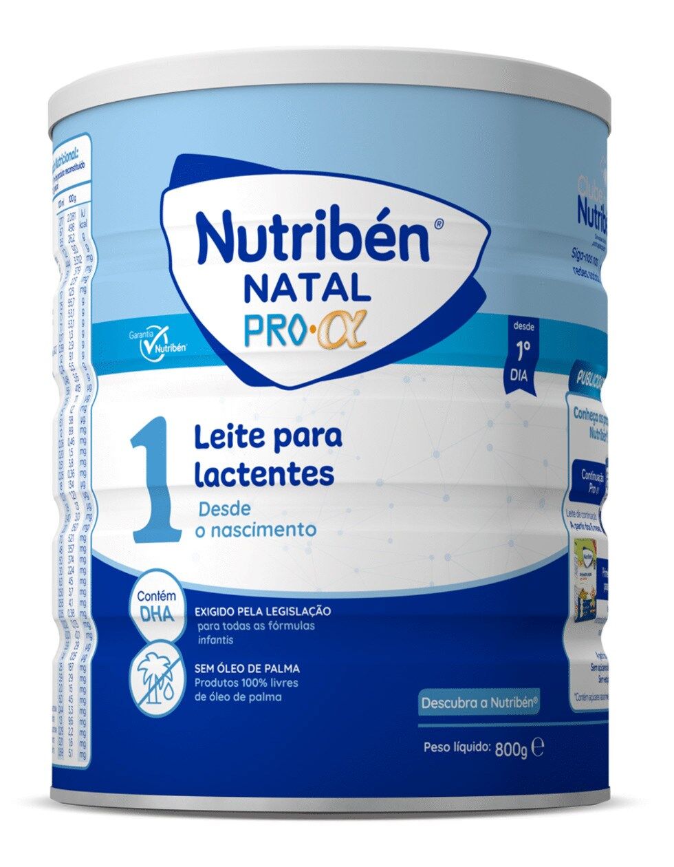 Nutribén Leche Natal Pro-Alfa Start para lactantes desde el nacimiento 800g