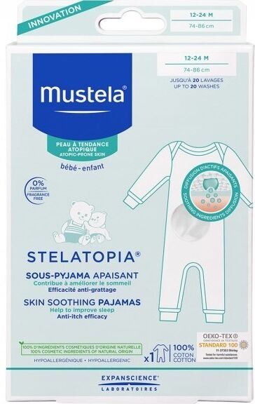 Mustela Pijama calmante para la piel Stelatopia 1&nbsp;un. 12-24 Months (74-86cm)