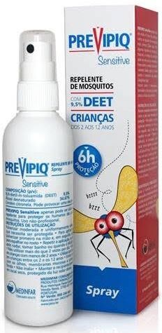 Previpiq Spray Kids Repelente de Mosquitos 9,5% Deet 6H 75mL