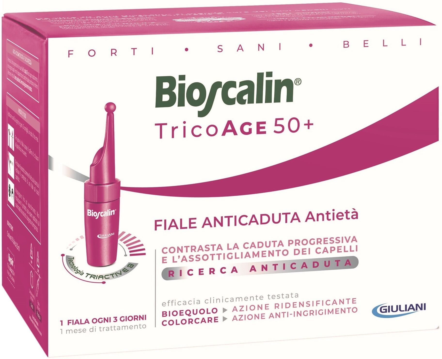 Bioscalin Tricoage 50 + Ampollas capilares antiedad 10x3,5mL