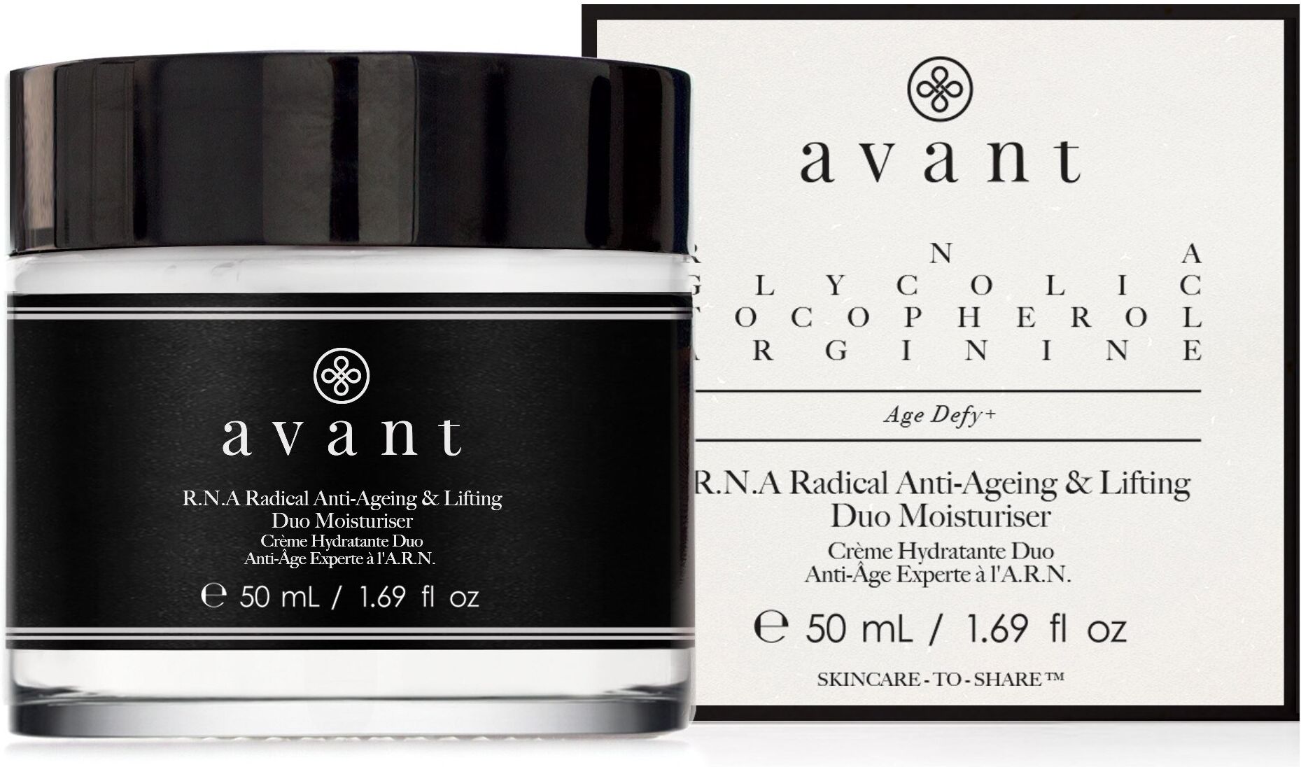 Avant R.N.A Radical Dúo Hidratante Antiedad y Lifting 50mL