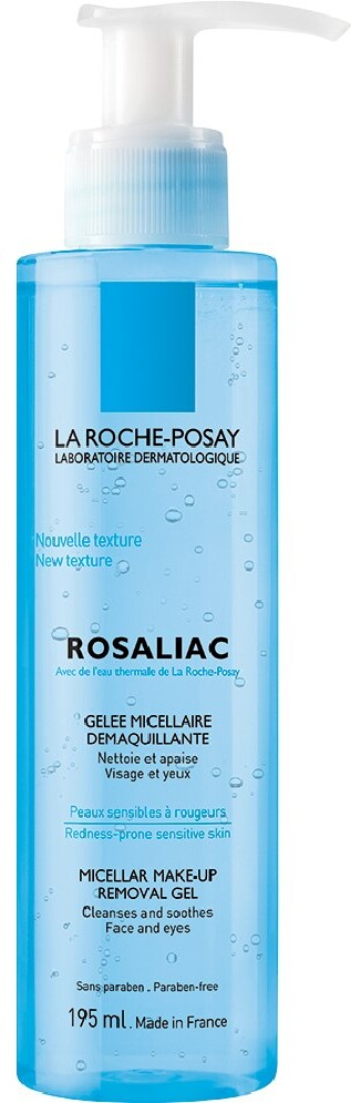 La Roche-Posay Rosaliac Micellar Gel Face and Eyes Make Up Remover Redness 195mL