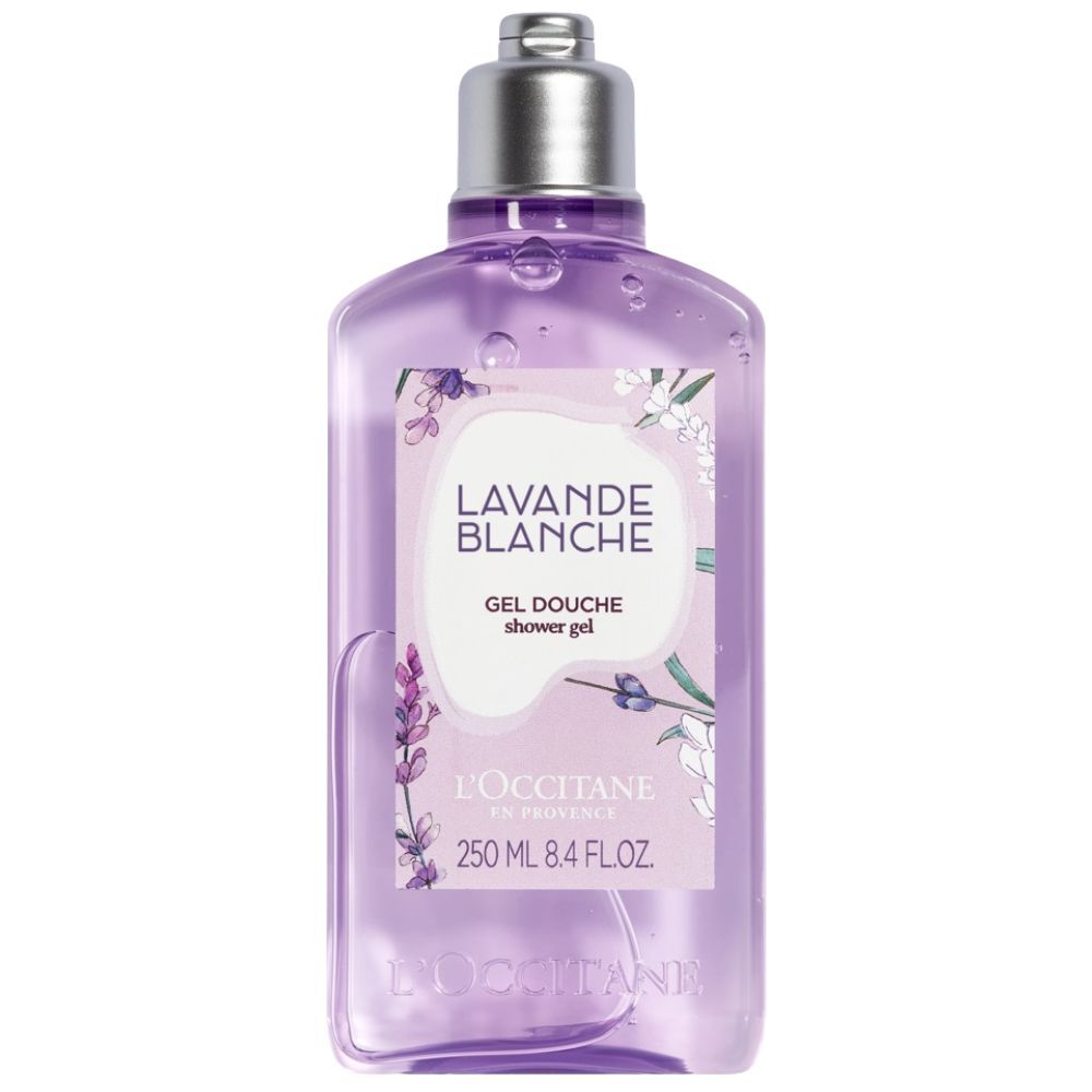 L'Occitane Blanco Lavender Gel de ducha delicadamente perfumado 250mL