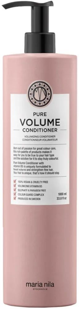 Maria Nila Pure Volume Acondicionador para cabello fino 1000mL