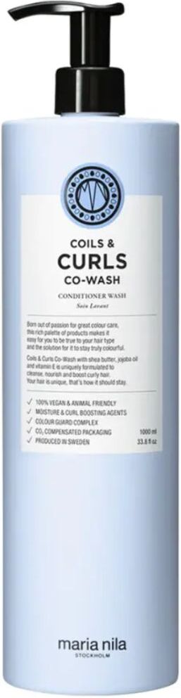 Maria Nila Coils and Curls Co-Wash Acondicionador Lavado 1000mL