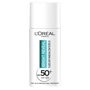 L'Oréal Paris Bright Reveal Fluido hidratante antimanchas con filtro UV 50mL