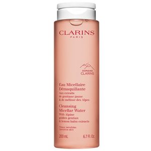 Clarins Agua micelar limpiadora para pieles sensibles 200mL